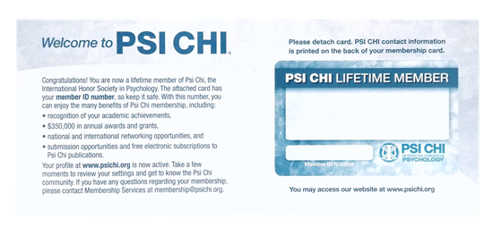 Picture of Membership Card - Misspelling