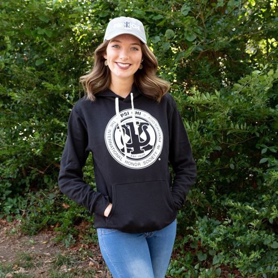 Picture of Psi Chi Hoodie-Black