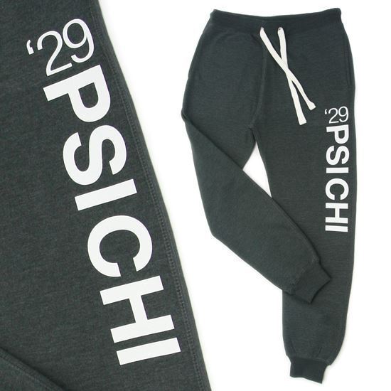 Picture of Psi Chi '29 Joggers- Black Heather